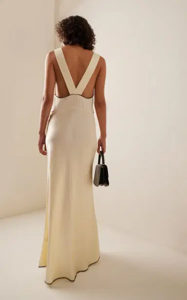SIR. Willa Lace-Trimmed Cutout Silk Maxi Dress | Thumbnail 11 SIR. Willa Lace-Trimmed Cutout Silk Maxi Dress | Thumbnail 11