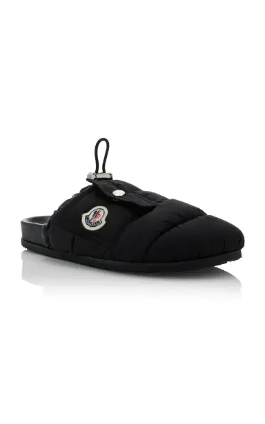 Moncler Mon Padded Nylon Mules | Thumbnail 4 Moncler Mon Padded Nylon Mules | Thumbnail 4