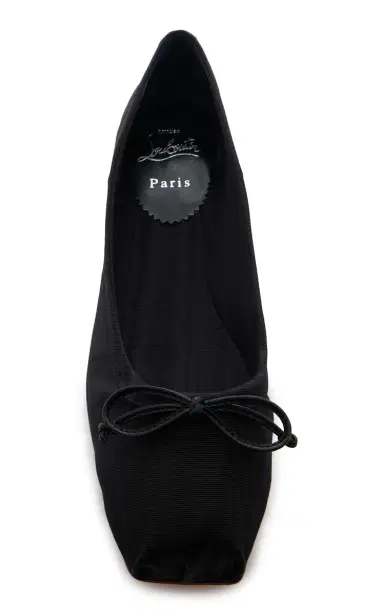 Christian Louboutin Mamadrague Moire Ballet Flats | Thumbnail 3 Christian Louboutin Mamadrague Moire Ballet Flats | Thumbnail 3