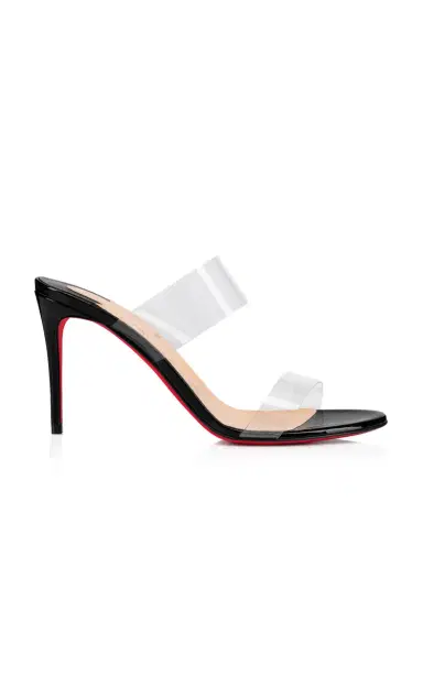 Christian Louboutin Just Nothing 85mm Patent PVC Sandals | Thumbnail 7 Christian Louboutin Just Nothing 85mm Patent PVC Sandals | Thumbnail 7