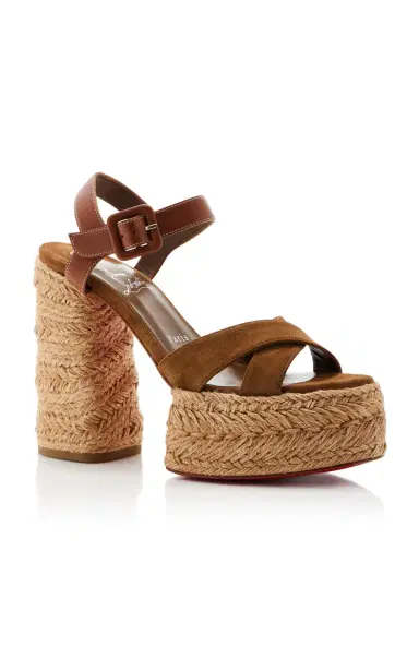 Christian Louboutin Super Calakala 130mm Suede Platform Sandals | Thumbnail 5 Christian Louboutin Super Calakala 130mm Suede Platform Sandals | Thumbnail 5