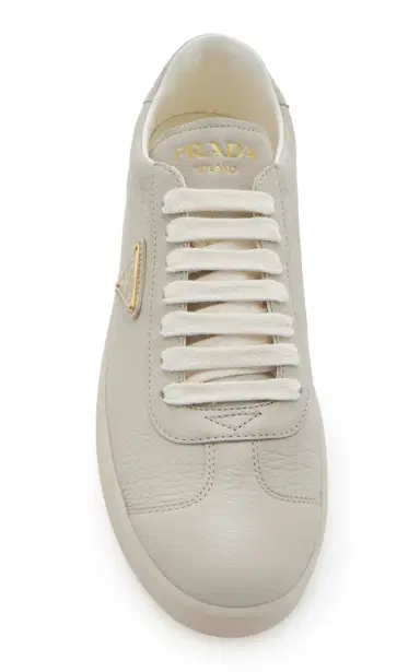 Prada Lane Low Top Suede Sneakers | Thumbnail 3 Prada Lane Low Top Suede Sneakers | Thumbnail 3