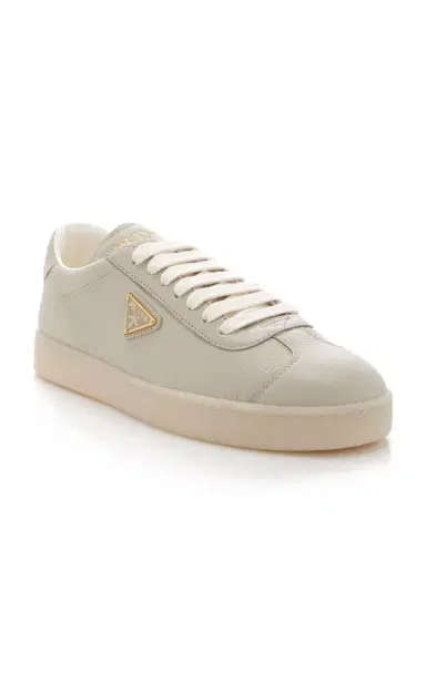 Prada Lane Low Top Suede Sneakers | Thumbnail 4 Prada Lane Low Top Suede Sneakers | Thumbnail 4