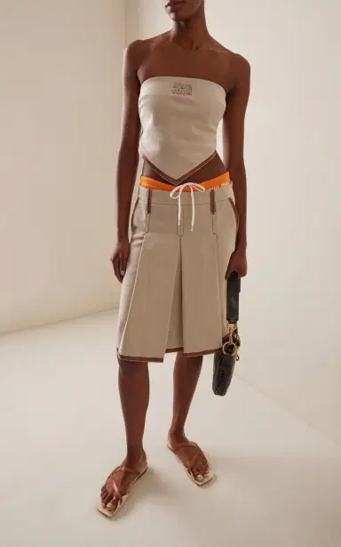 Miu Miu Logo-Knit Nylon Panties | Thumbnail 2 Miu Miu Logo-Knit Nylon Panties | Thumbnail 2