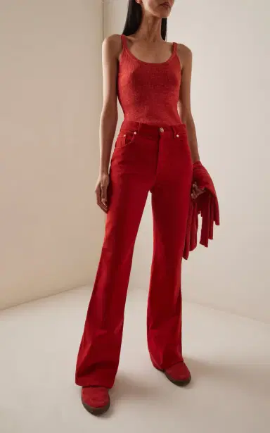 Gabriela Hearst Willa Long Bootcut Jeans | Thumbnail 2 Gabriela Hearst Willa Long Bootcut Jeans | Thumbnail 2