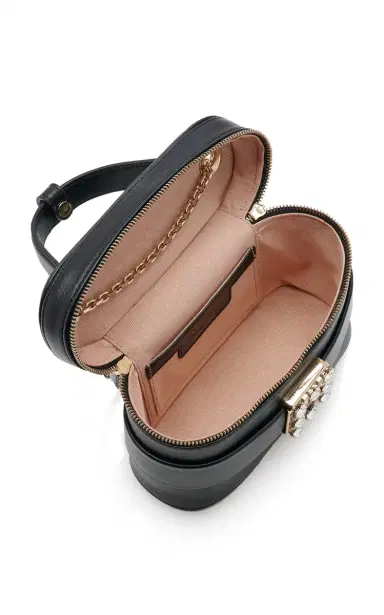 Roger Vivier Crystal-Buckle Leather Vanity Micro Bag | Thumbnail 6 Roger Vivier Crystal-Buckle Leather Vanity Micro Bag | Thumbnail 6