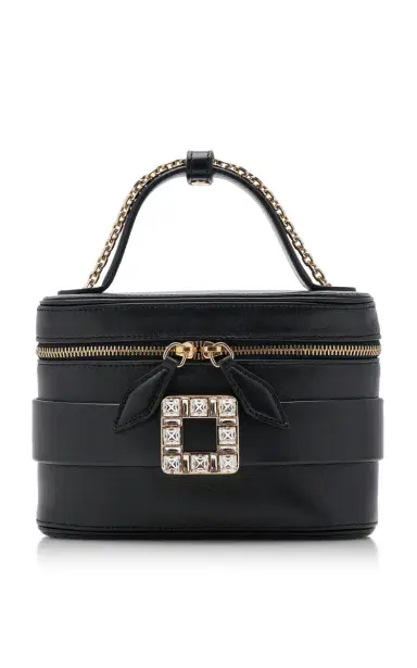 Roger Vivier Crystal-Buckle Leather Vanity Micro Bag | Thumbnail 9 Roger Vivier Crystal-Buckle Leather Vanity Micro Bag | Thumbnail 9