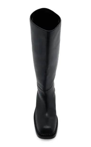 Prada Leather Knee Boots | Thumbnail 4 Prada Leather Knee Boots | Thumbnail 4