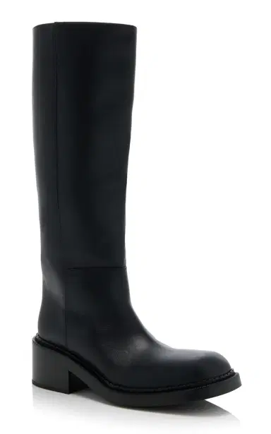 Prada Leather Knee Boots | Thumbnail 5 Prada Leather Knee Boots | Thumbnail 5