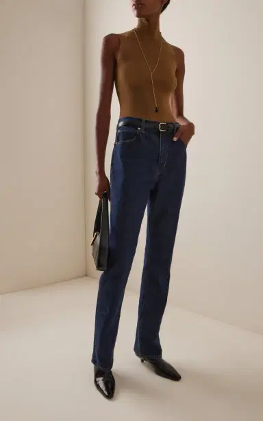 Frame The Ruler Mid-Rise Straight-Leg Jeans | Thumbnail 2 Frame The Ruler Mid-Rise Straight-Leg Jeans | Thumbnail 2