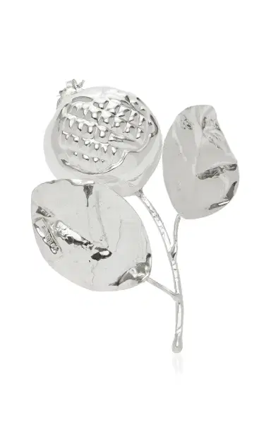 Brandimarte Small Sterling Silver Pomegranate - Silver | Thumbnail 1 Brandimarte Small Sterling Silver Pomegranate - Silver | Thumbnail 1