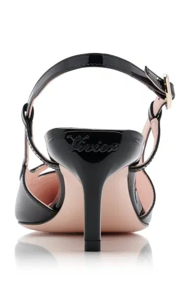 Roger Vivier Mini-Buckle Leather Slingback Pumps | Thumbnail 4 Roger Vivier Mini-Buckle Leather Slingback Pumps | Thumbnail 4