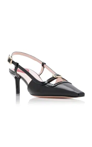 Roger Vivier Mini-Buckle Leather Slingback Pumps | Thumbnail 5 Roger Vivier Mini-Buckle Leather Slingback Pumps | Thumbnail 5