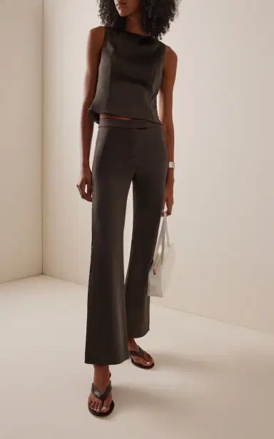 ALFIE Bell Satin Flared-Leg Pants | Thumbnail 2 ALFIE Bell Satin Flared-Leg Pants | Thumbnail 2