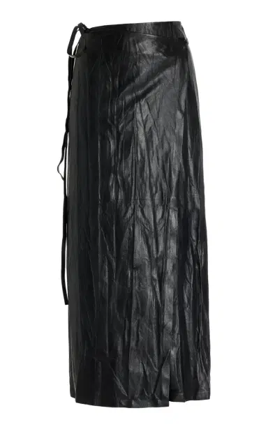 The Row Bert Leather Wrap Skirt | Thumbnail 6 The Row Bert Leather Wrap Skirt | Thumbnail 6