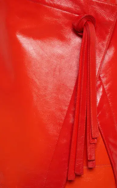 Bottega Veneta Degrade-Leather Midi Wrap Skirt | Thumbnail 5 Bottega Veneta Degrade-Leather Midi Wrap Skirt | Thumbnail 5