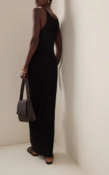 ÉTERNE Stretch Cotton-Blend Jersey Maxi Dress | Thumbnail 4 ÉTERNE Stretch Cotton-Blend Jersey Maxi Dress | Thumbnail 4