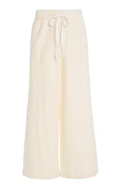 TWP Main St. Cotton-Terry Pants - Ivory - XS | Thumbnail 1 TWP Main St. Cotton-Terry Pants - Ivory - XS | Thumbnail 1