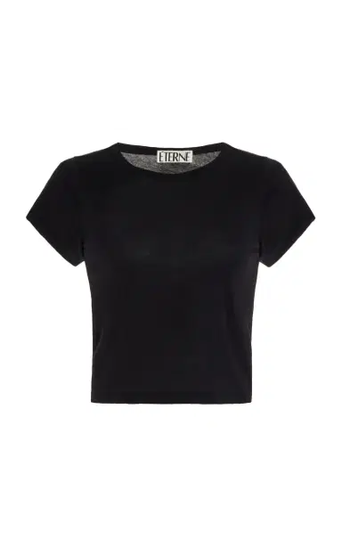 ÉTERNE Cotton-Blend Baby T-Shirt | Thumbnail 10 ÉTERNE Cotton-Blend Baby T-Shirt | Thumbnail 10