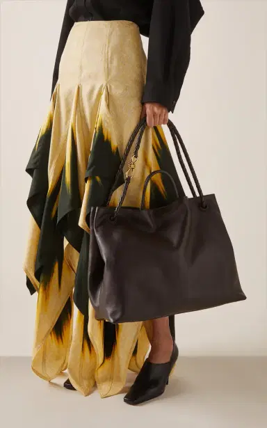 Bottega Veneta Large Andiamo Silky Leather Bag | Thumbnail 3 Bottega Veneta Large Andiamo Silky Leather Bag | Thumbnail 3