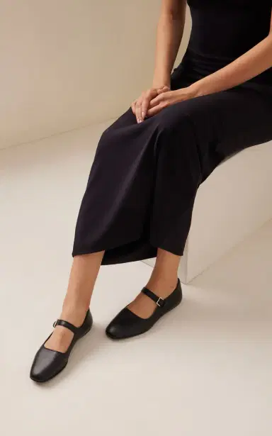 The Row Ava Leather Flats | Thumbnail 3 The Row Ava Leather Flats | Thumbnail 3