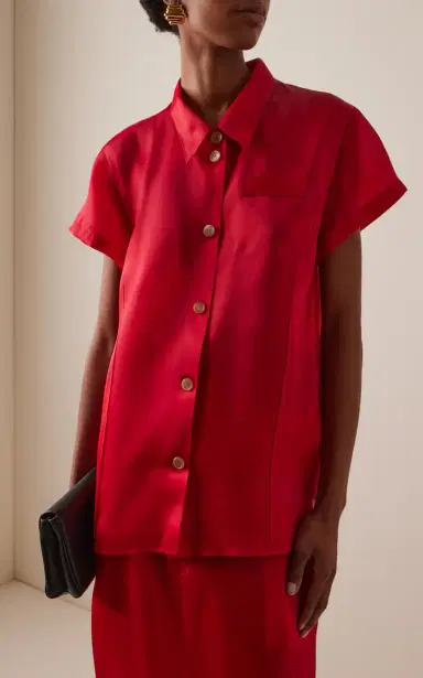 Khaite Keefe Silk Shirt | Thumbnail 2 Khaite Keefe Silk Shirt | Thumbnail 2