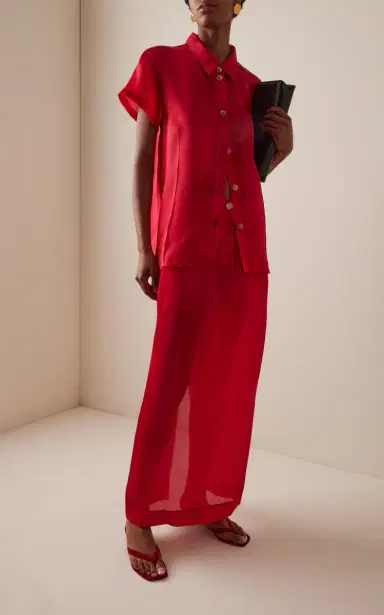 Khaite Keefe Silk Shirt | Thumbnail 3 Khaite Keefe Silk Shirt | Thumbnail 3