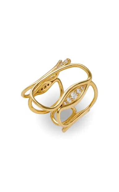 Fernando Jorge Fluid Diamonds Chain Ring | Thumbnail 3 Fernando Jorge Fluid Diamonds Chain Ring | Thumbnail 3