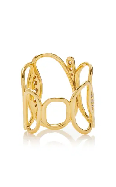 Fernando Jorge Fluid Diamonds Chain Ring | Thumbnail 5 Fernando Jorge Fluid Diamonds Chain Ring | Thumbnail 5
