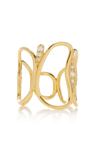 Fernando Jorge Fluid Diamonds Chain Ring | Thumbnail 6 Fernando Jorge Fluid Diamonds Chain Ring | Thumbnail 6