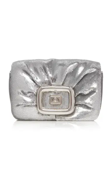 Roger Vivier Viv Choc Sequined Leather Mini Bag | Thumbnail 1 Roger Vivier Viv Choc Sequined Leather Mini Bag | Thumbnail 1