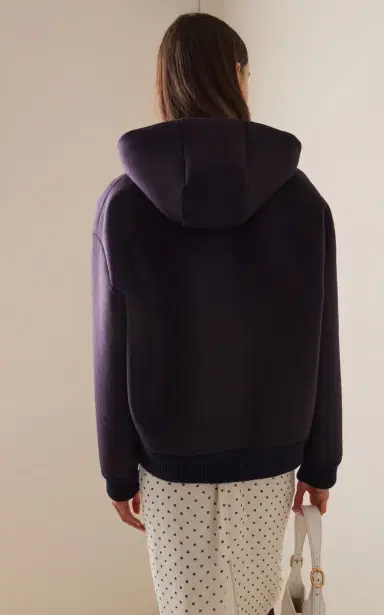 Miu Miu Padded Wool Hoodie | Thumbnail 4 Miu Miu Padded Wool Hoodie | Thumbnail 4