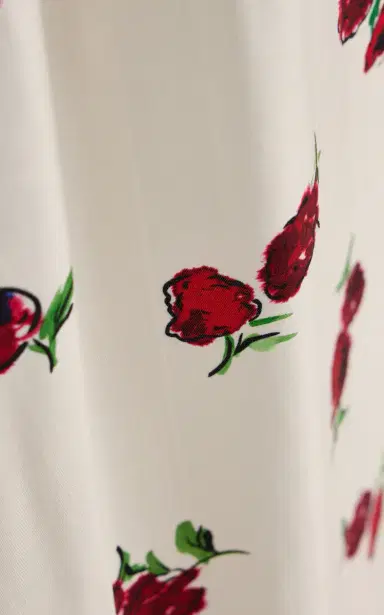 Khaite Sicily Printed Silk Midi Dress | Thumbnail 9 Khaite Sicily Printed Silk Midi Dress | Thumbnail 9