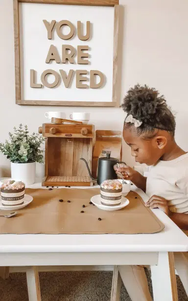 Poppie Toys Kids Wooden Toy Barista | Thumbnail 2 Poppie Toys Kids Wooden Toy Barista | Thumbnail 2