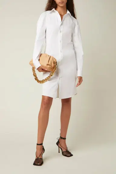 Bottega Veneta Stretch Poplin Shirt Dress | Thumbnail 2 Bottega Veneta Stretch Poplin Shirt Dress | Thumbnail 2