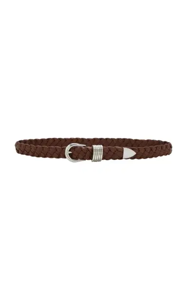 Déhanche Hollyhock Braided Leather Belt | Thumbnail 1 Déhanche Hollyhock Braided Leather Belt | Thumbnail 1