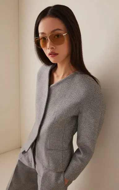 Jacquemus Aviador Metal Sunglasses | Thumbnail 4 Jacquemus Aviador Metal Sunglasses | Thumbnail 4