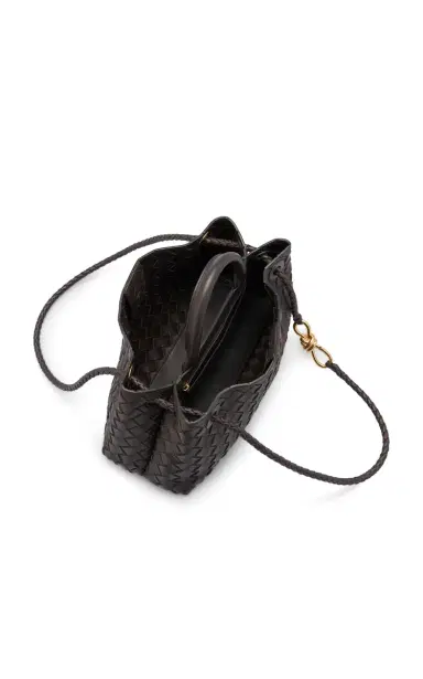 Bottega Veneta Small E/W Andiamo Intrecciato Leather Tote Bag - Brown - OS | Thumbnail 6 Bottega Veneta Small E/W Andiamo Intrecciato Leather Tote Bag - Brown - OS | Thumbnail 6