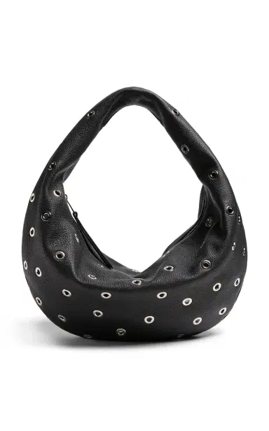 Khaite Olivia Medium Grommet Leather Hobo Bag | Thumbnail 3 Khaite Olivia Medium Grommet Leather Hobo Bag | Thumbnail 3
