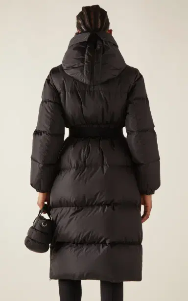 Moncler Bruneaux Shearling-Trimmed Nylon Down Coat | Thumbnail 4 Moncler Bruneaux Shearling-Trimmed Nylon Down Coat | Thumbnail 4