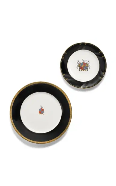 Tiffany & Co. Crest Bone China Dessert Plate - Black | Thumbnail 3 Tiffany & Co. Crest Bone China Dessert Plate - Black | Thumbnail 3