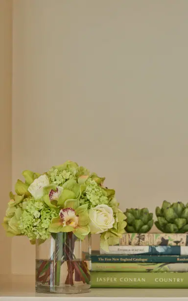 Diane James Designs Green Hydrangea and Orchid Bouquet - Green | Thumbnail 2 Diane James Designs Green Hydrangea and Orchid Bouquet - Green | Thumbnail 2