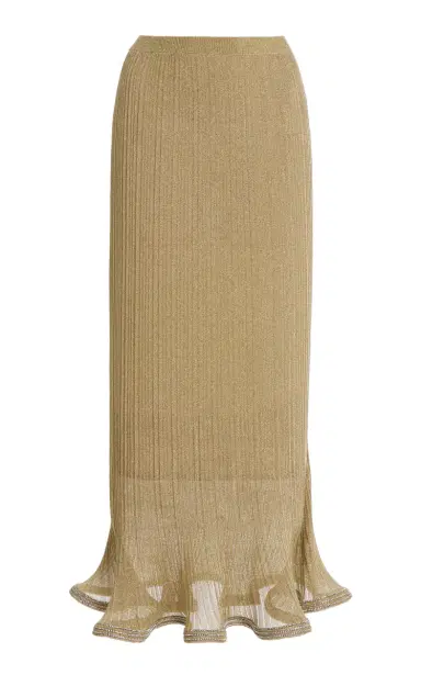Simkhai Brighton Metallic Plisse Midi Skirt | Thumbnail 6 Simkhai Brighton Metallic Plisse Midi Skirt | Thumbnail 6
