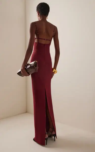 Nensi Dojaka V-Wire Bra Jersey Maxi Dress | Thumbnail 4 Nensi Dojaka V-Wire Bra Jersey Maxi Dress | Thumbnail 4