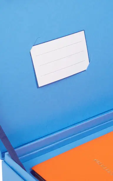 Smythson My First Smythson Gift Box - Orange | Thumbnail 2 Smythson My First Smythson Gift Box - Orange | Thumbnail 2