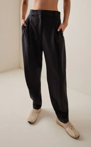 The Row Richelle Cashmere Straight-Leg Pants | Thumbnail 3 The Row Richelle Cashmere Straight-Leg Pants | Thumbnail 3