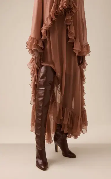 Chloé Eve Leather Over-The-Knee Boots | Thumbnail 3 Chloé Eve Leather Over-The-Knee Boots | Thumbnail 3