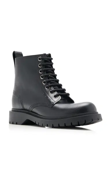 Givenchy Lace-Up Leather Boots | Thumbnail 4 Givenchy Lace-Up Leather Boots | Thumbnail 4