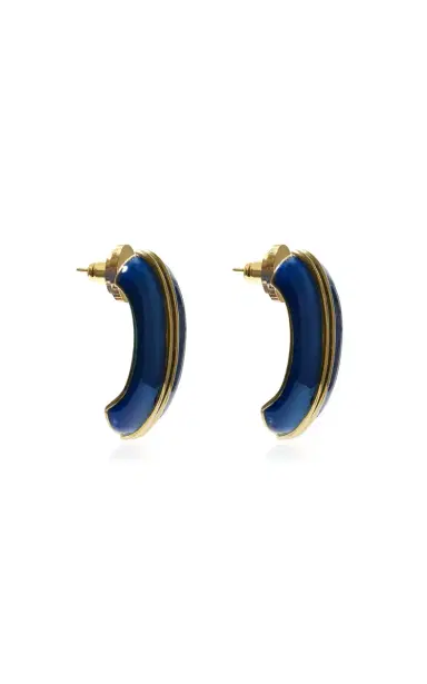 MÉGA Exclusive Road Divided Enamel Earring | Thumbnail 3 MÉGA Exclusive Road Divided Enamel Earring | Thumbnail 3