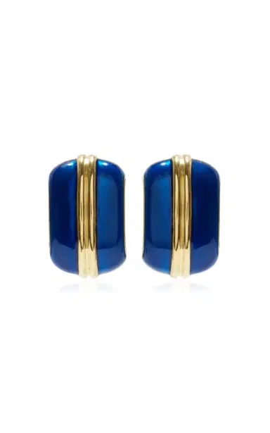 MÉGA Exclusive Road Divided Enamel Earring | Thumbnail 4 MÉGA Exclusive Road Divided Enamel Earring | Thumbnail 4